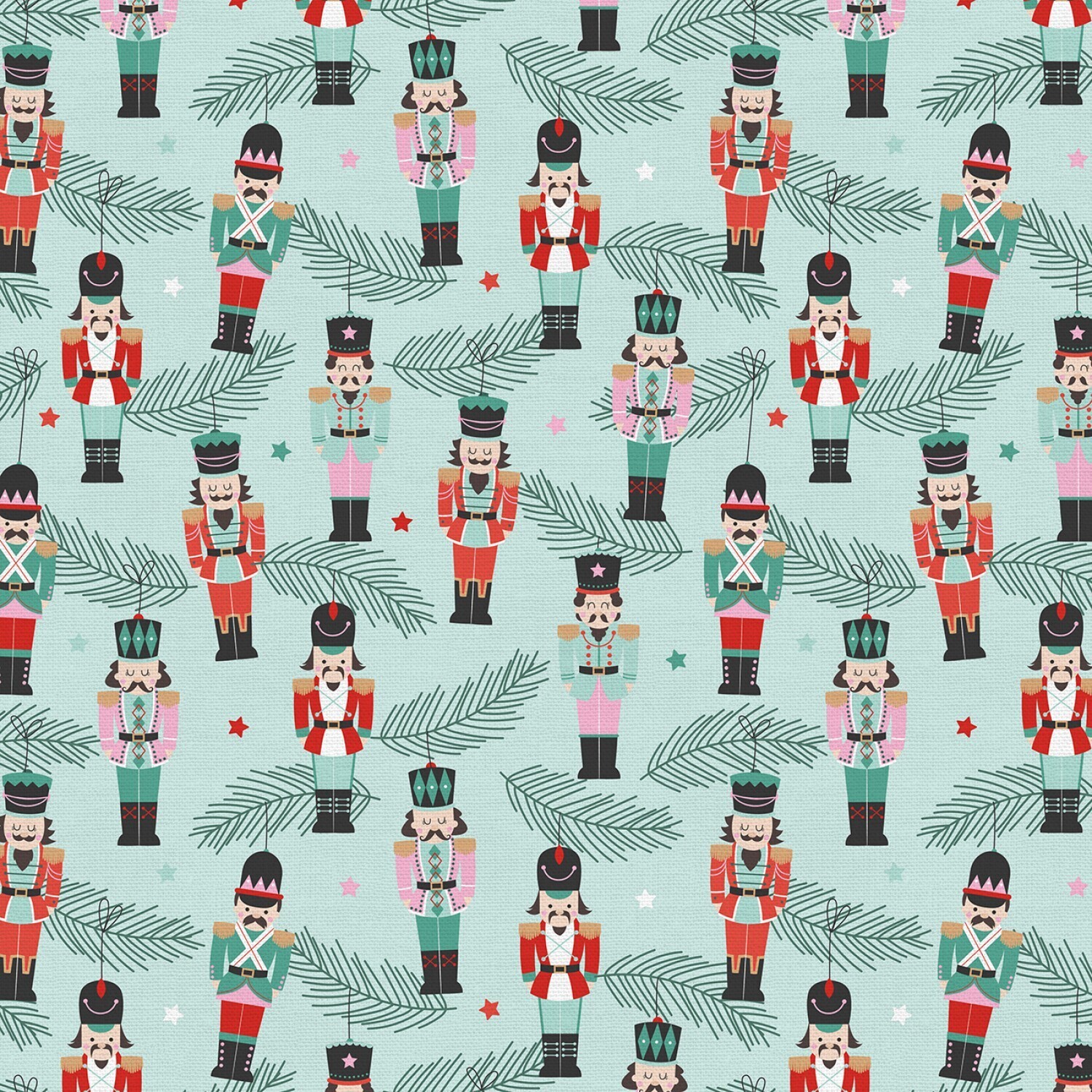 Christmas Nostalgia - Nutcrackers - 1/2m cut