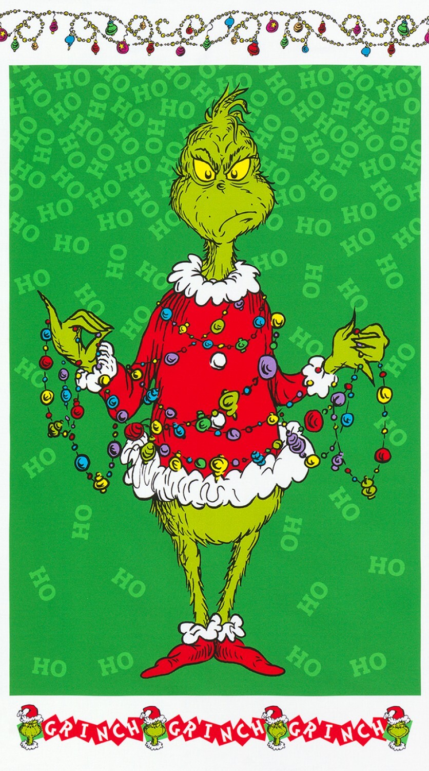 Grinch Panel - Large Grinch 58732