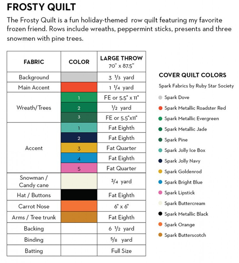 Frosty Quilt Pattern