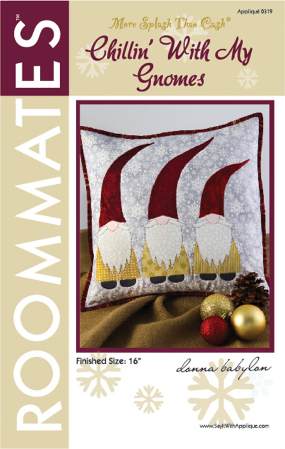 Chillin with my Gnomies Pillow Pattern 58795