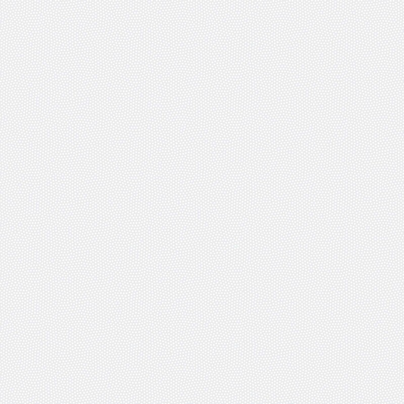 Basically Black and White - Dots - White on White - 1/2m cut