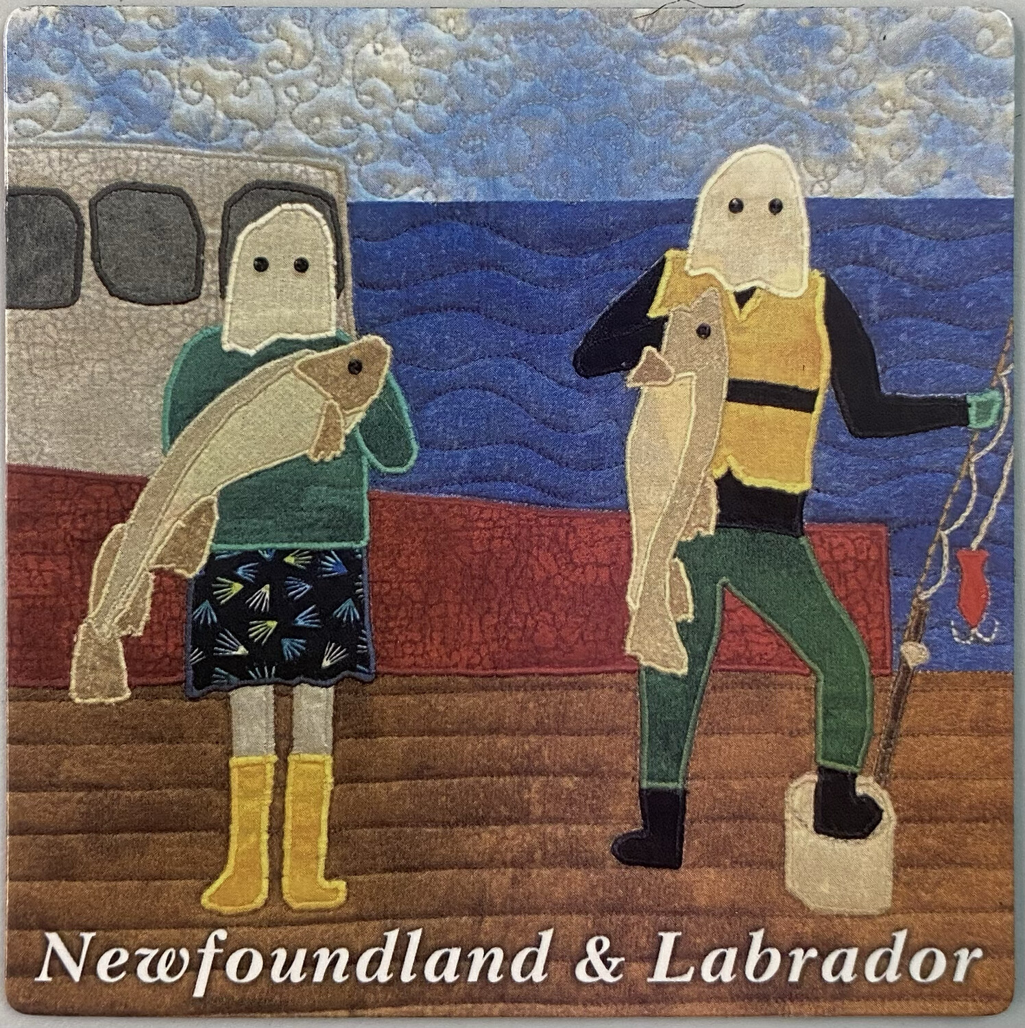 Mummers Cod Fishing - NL - Magnet