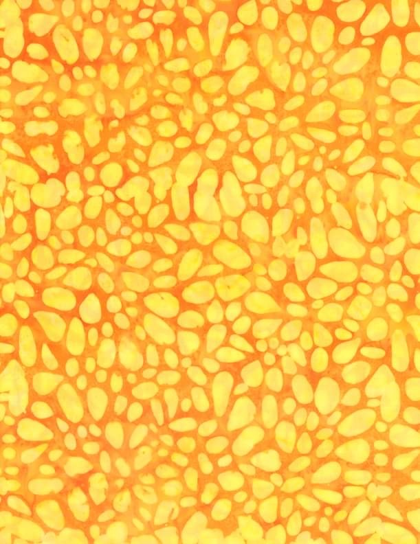 Yellow Splotches - Batik - 1/2m cut 58916