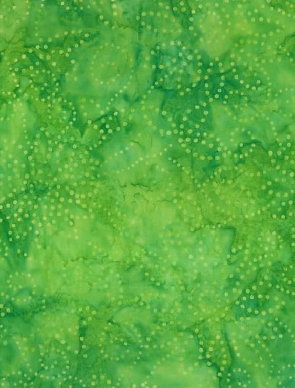 Kaleidoscope Dream - Green - Batik - 1/2m cut 58922