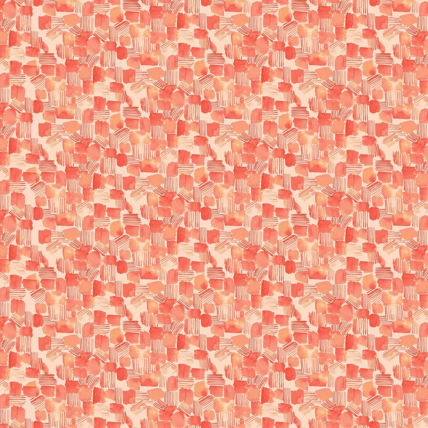 Refresh - Peach Tiles - 1/2m cut