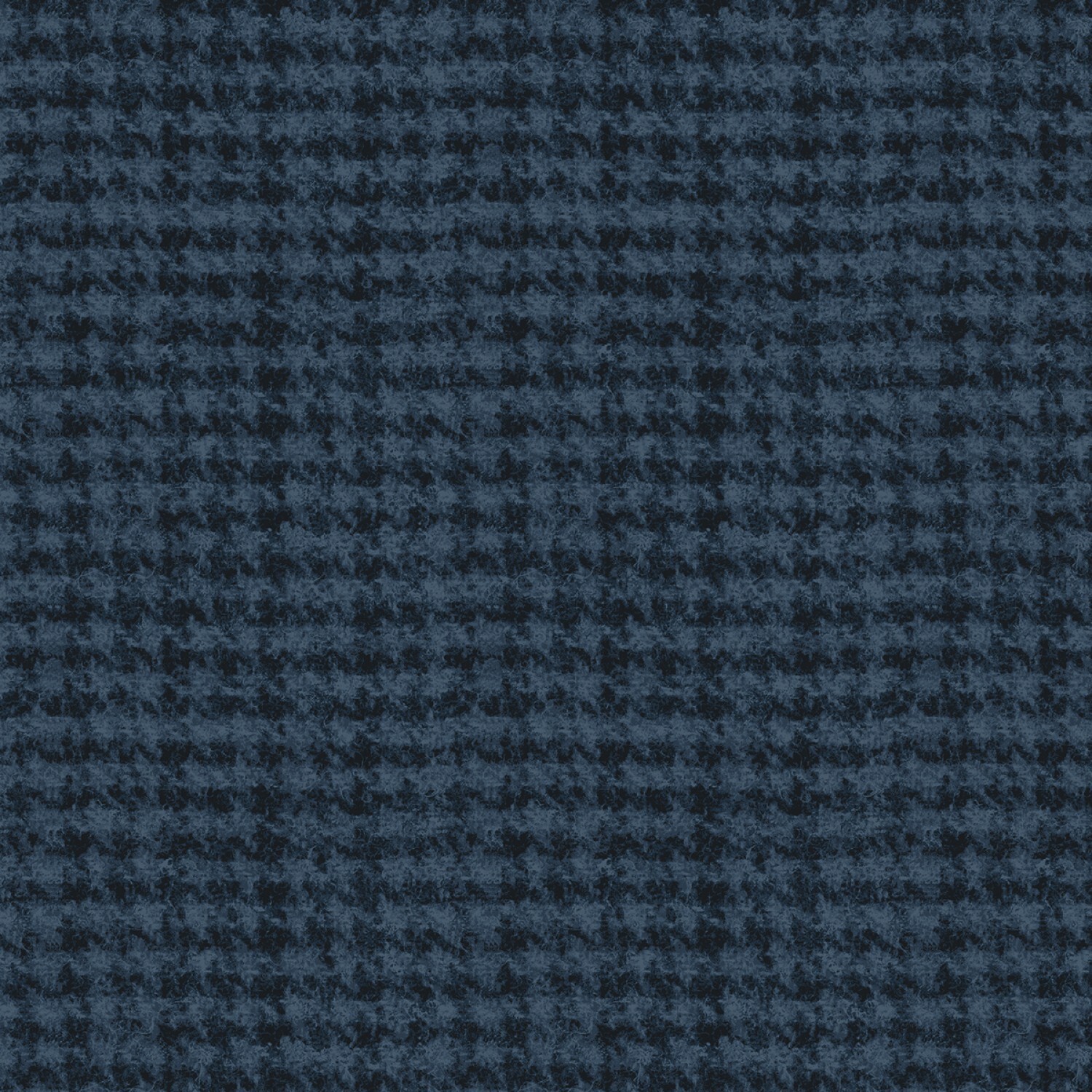 Woolies Flannel - Dark Blue Houndstooth - 1/2m cut 58998