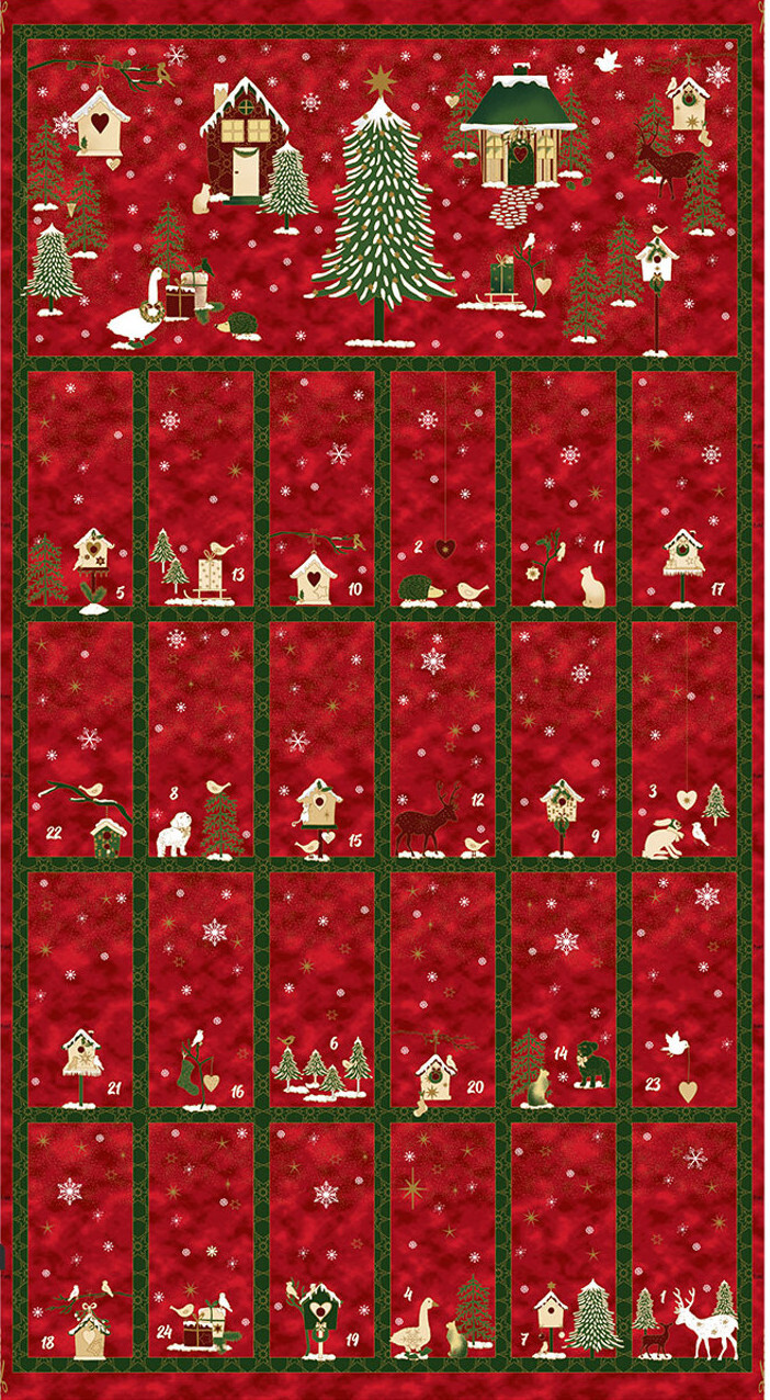 Frosty Snowflake Advent Calendar 59078