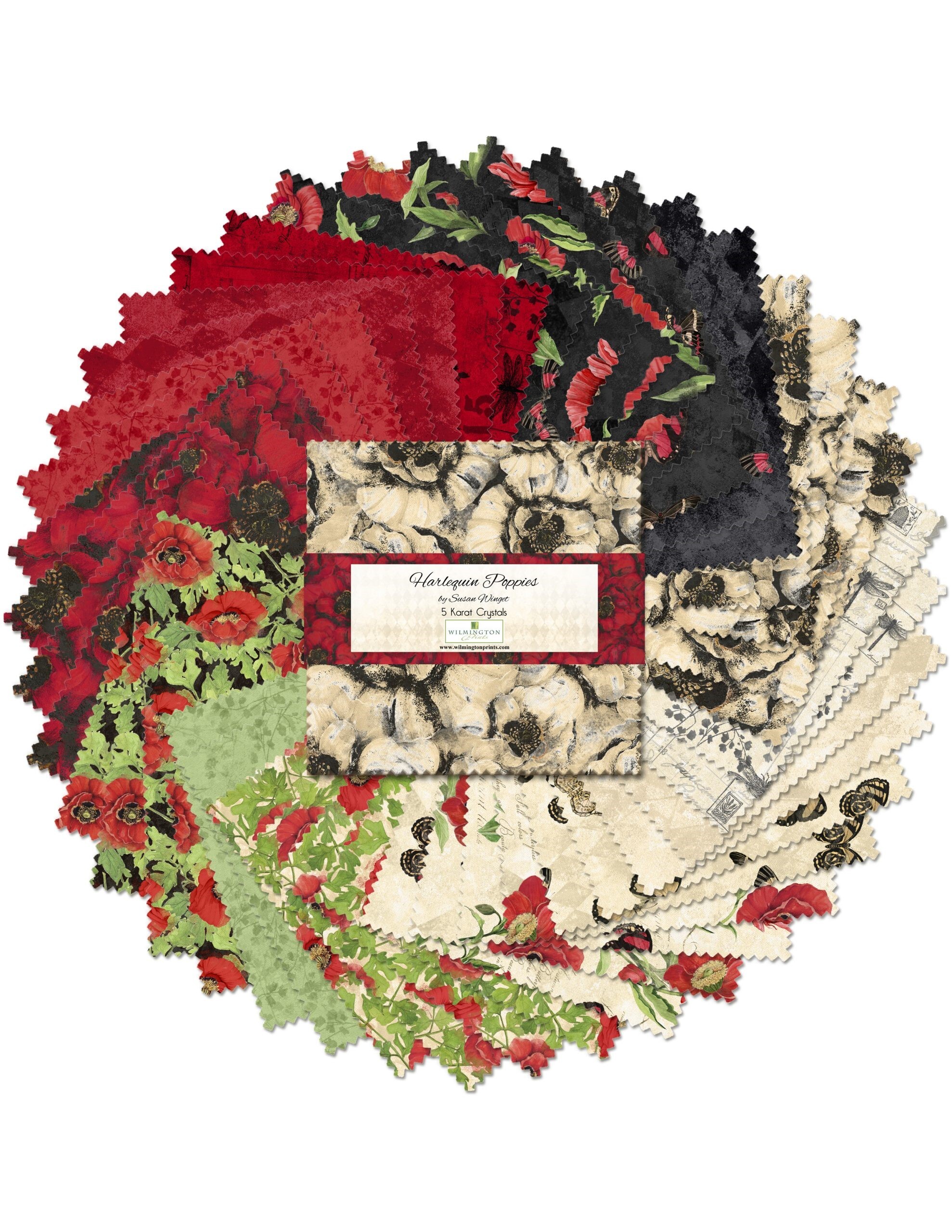 Harlequin Poppies Charm Pack 59094