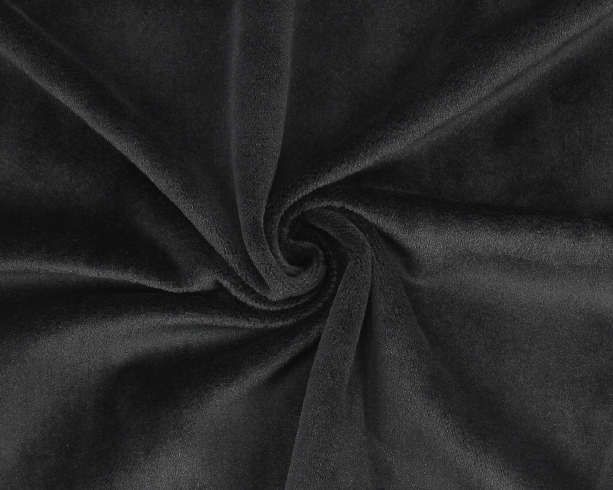 60” Flat Minky - Black - 1/2m cut 59178
