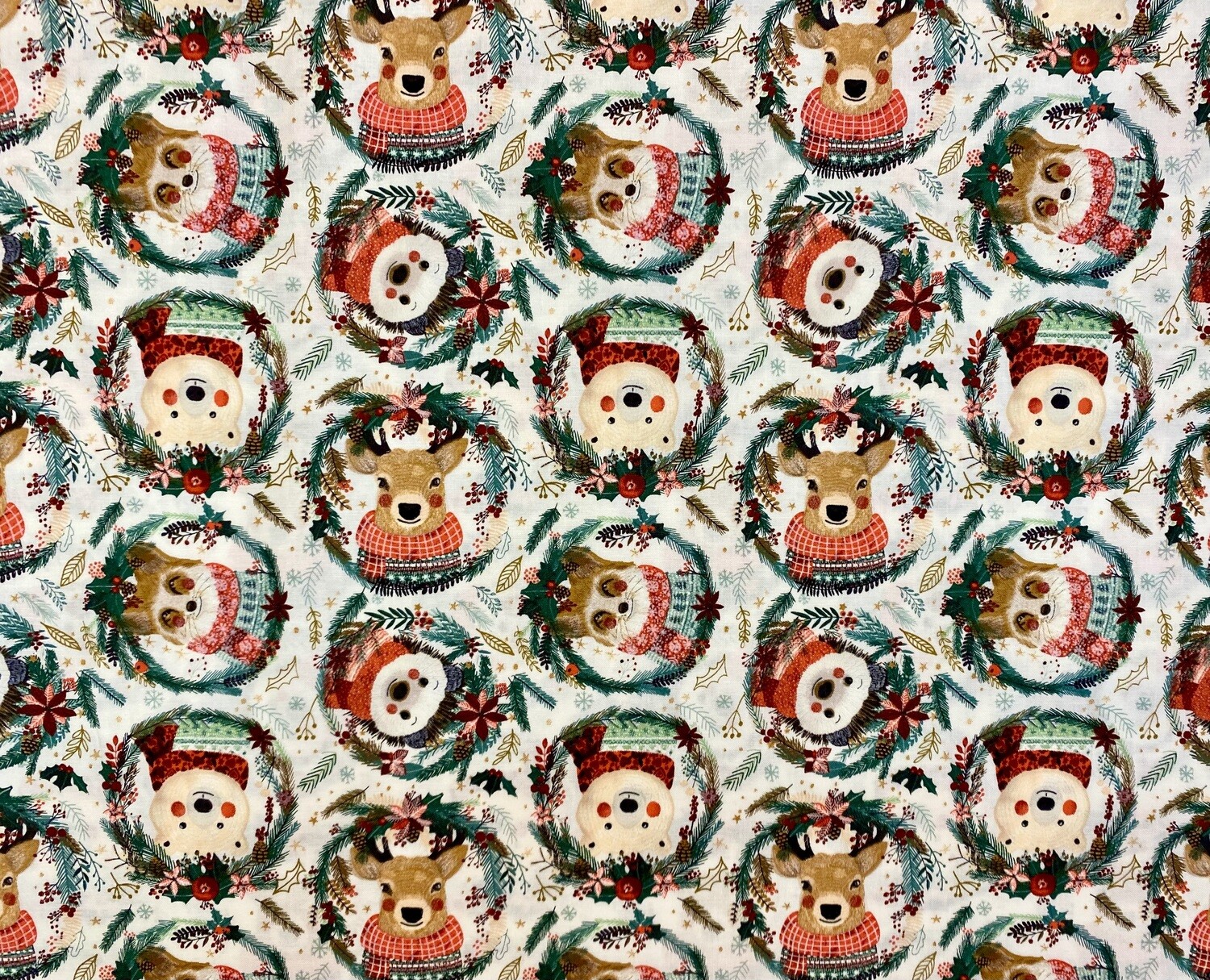 Christmas Squad - Faces  - 1/2m cut