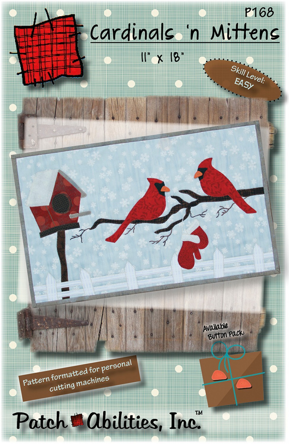 Cardinals and Mittens Pattern 59183