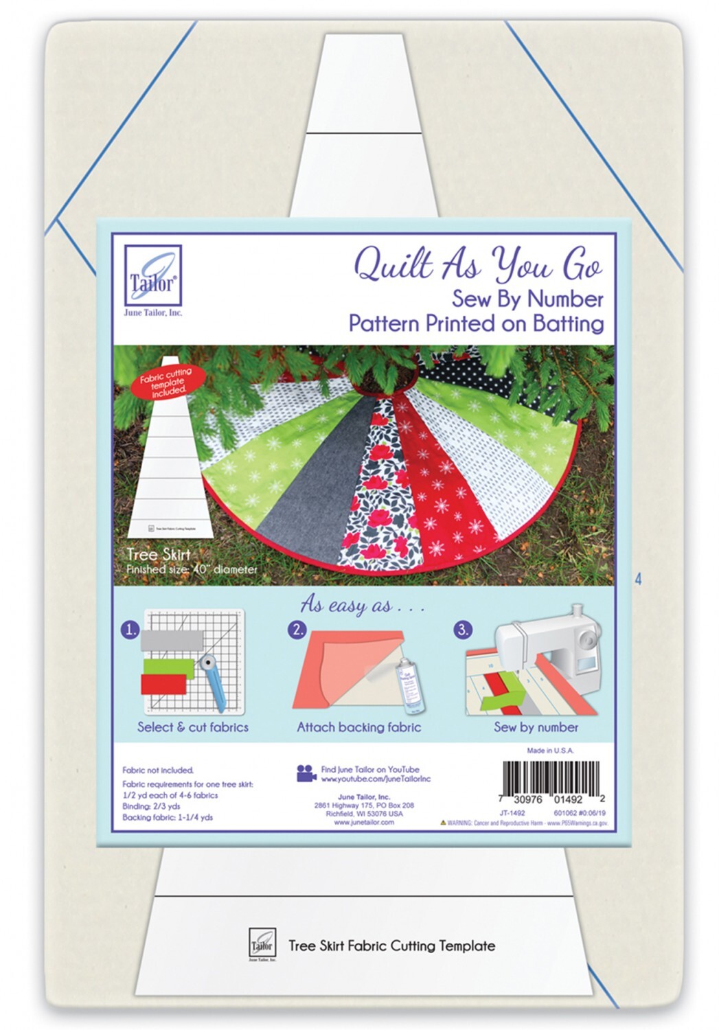 Quilt As You Go Tree Skirt 59187