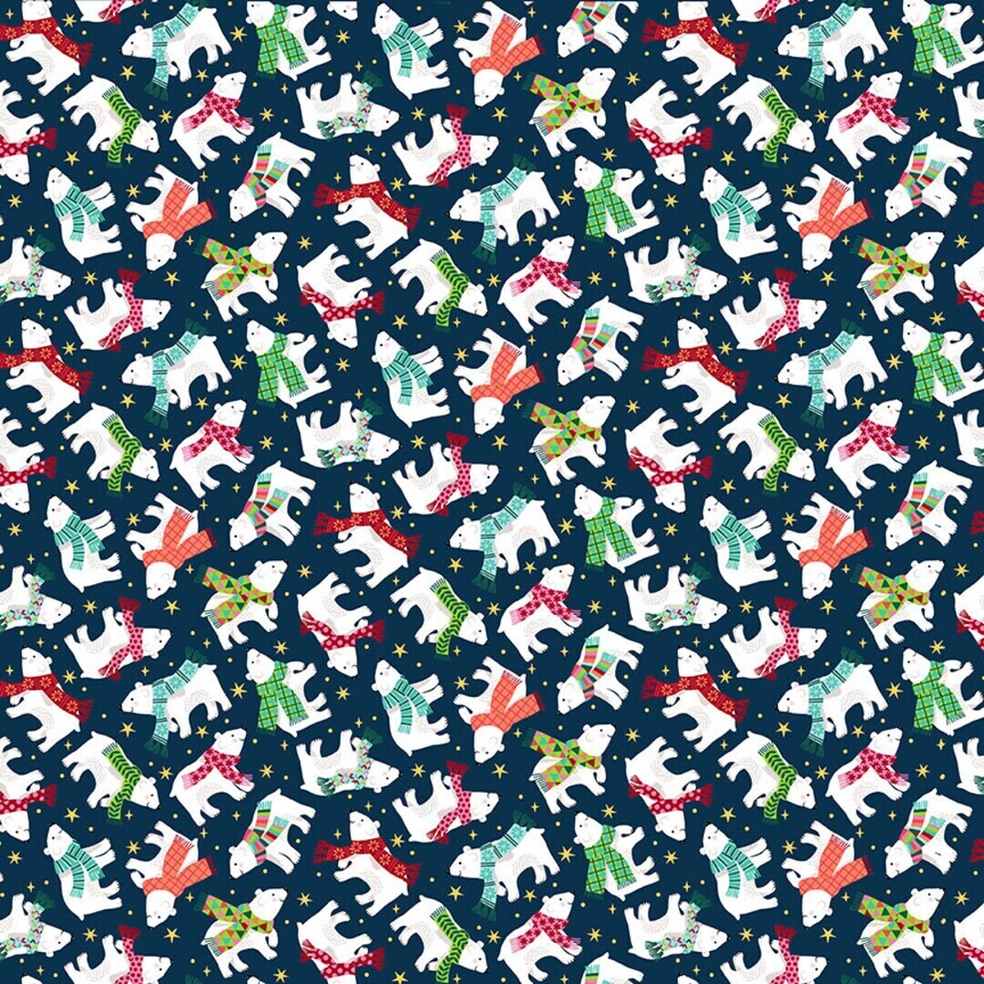 Santa Express - Polar Bears - 1/2m cut