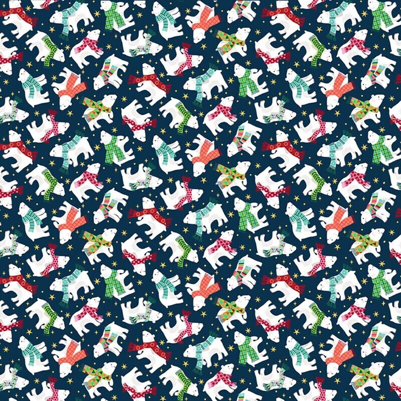 Santa Express - Polar Bears - 1/2m cut