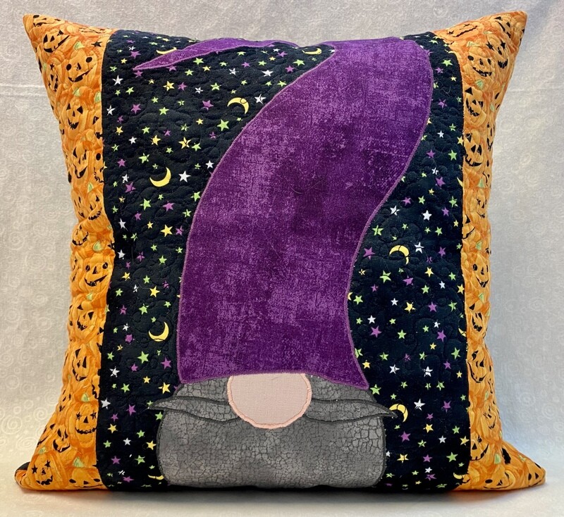 Halloween Gnome Pillow Cover - 16”