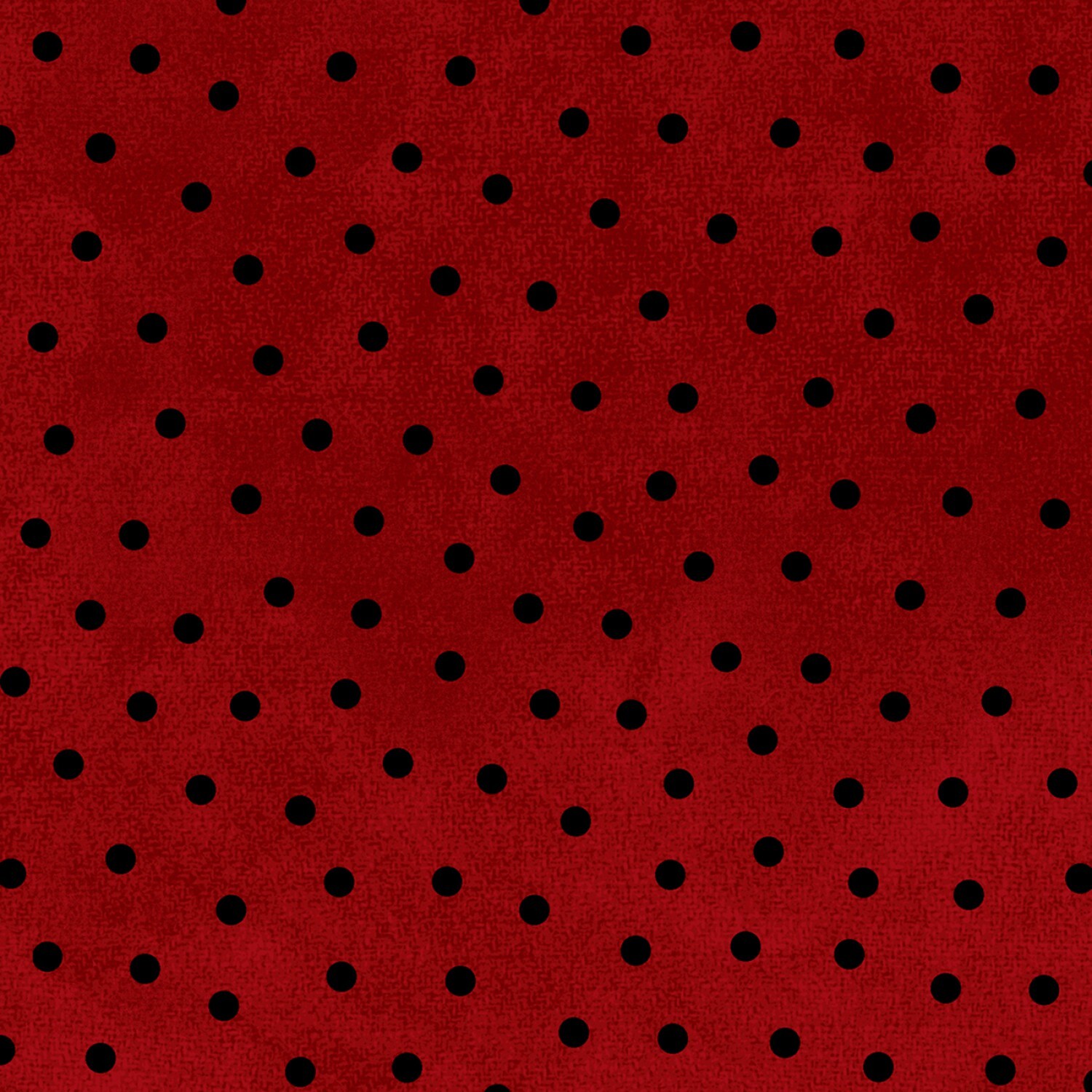 Woolies Flannel - Red with Black Polka Dots - 1/2m cut 59230