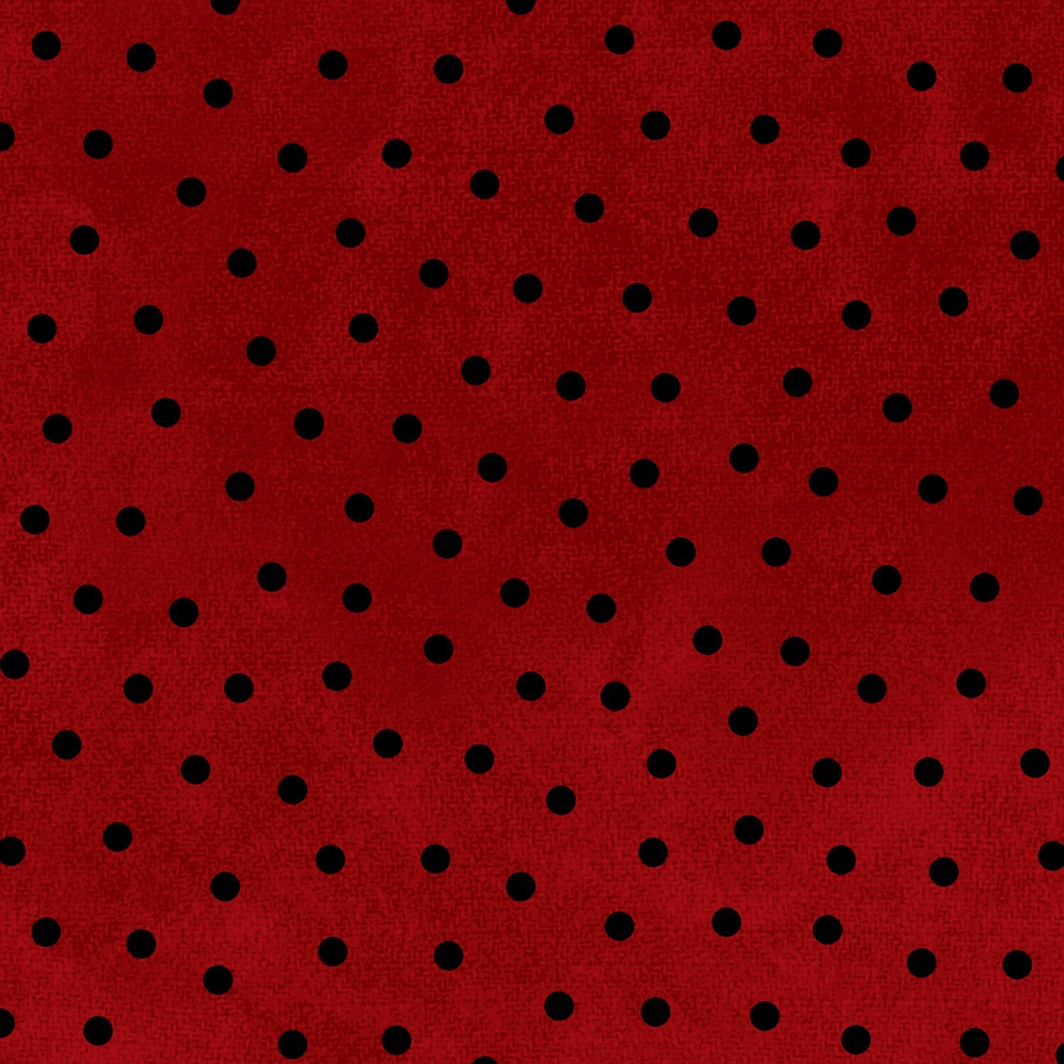 Woolies Flannel - Red with Black Polka Dots - 1/2m cut