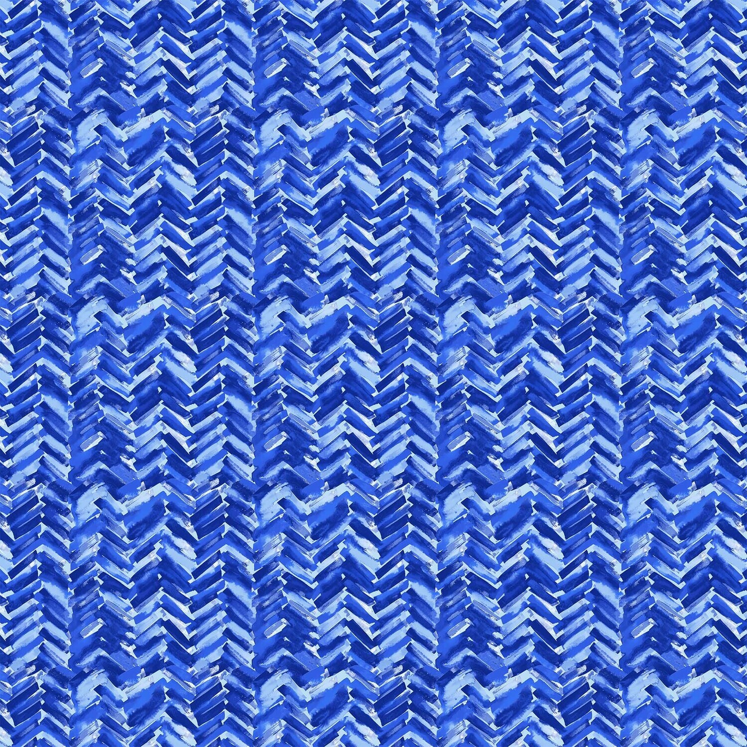 Beautiful Moments - Chevron - Blue - 1/2m cut