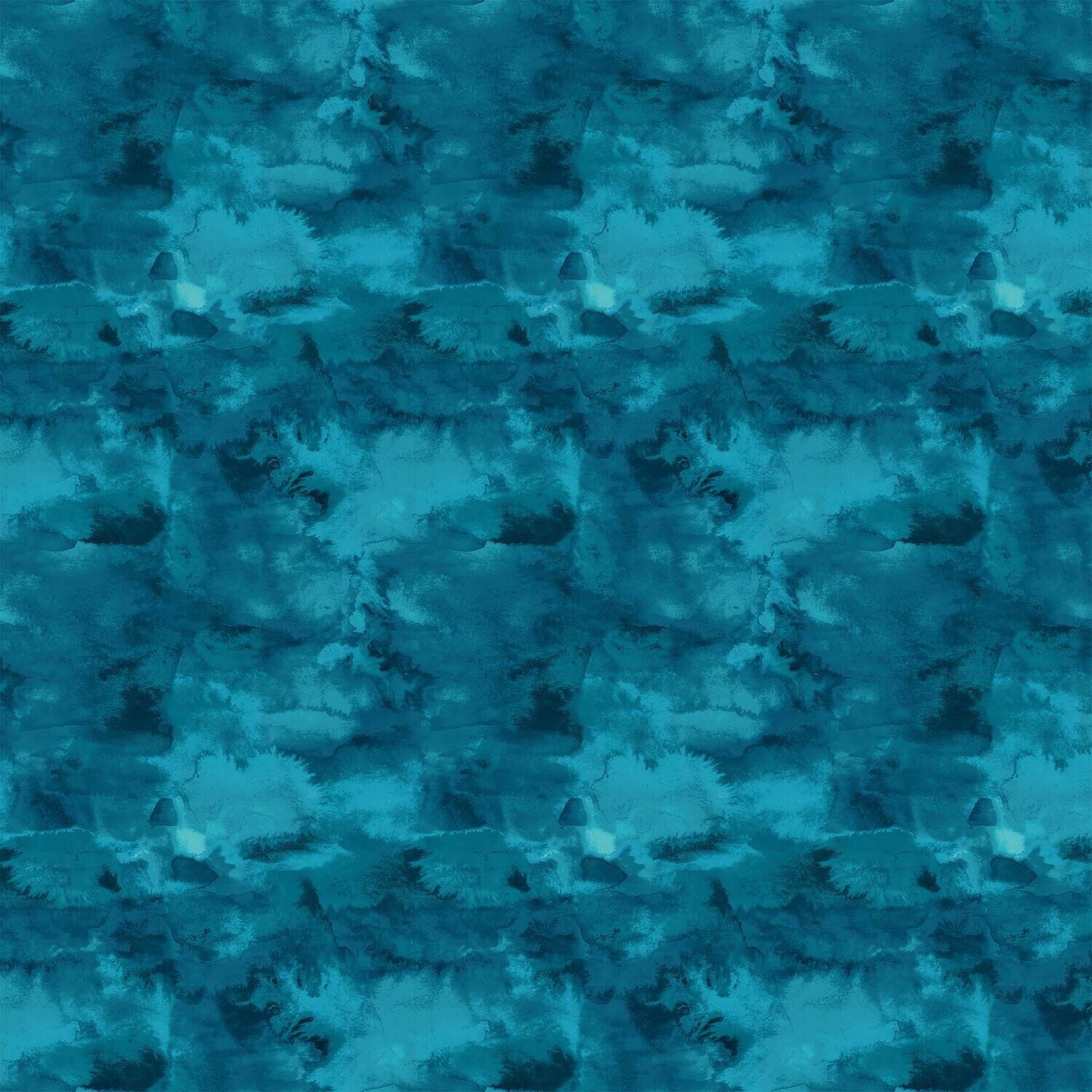 Beautiful Moments - Painterly - Teal - 1/2m cut