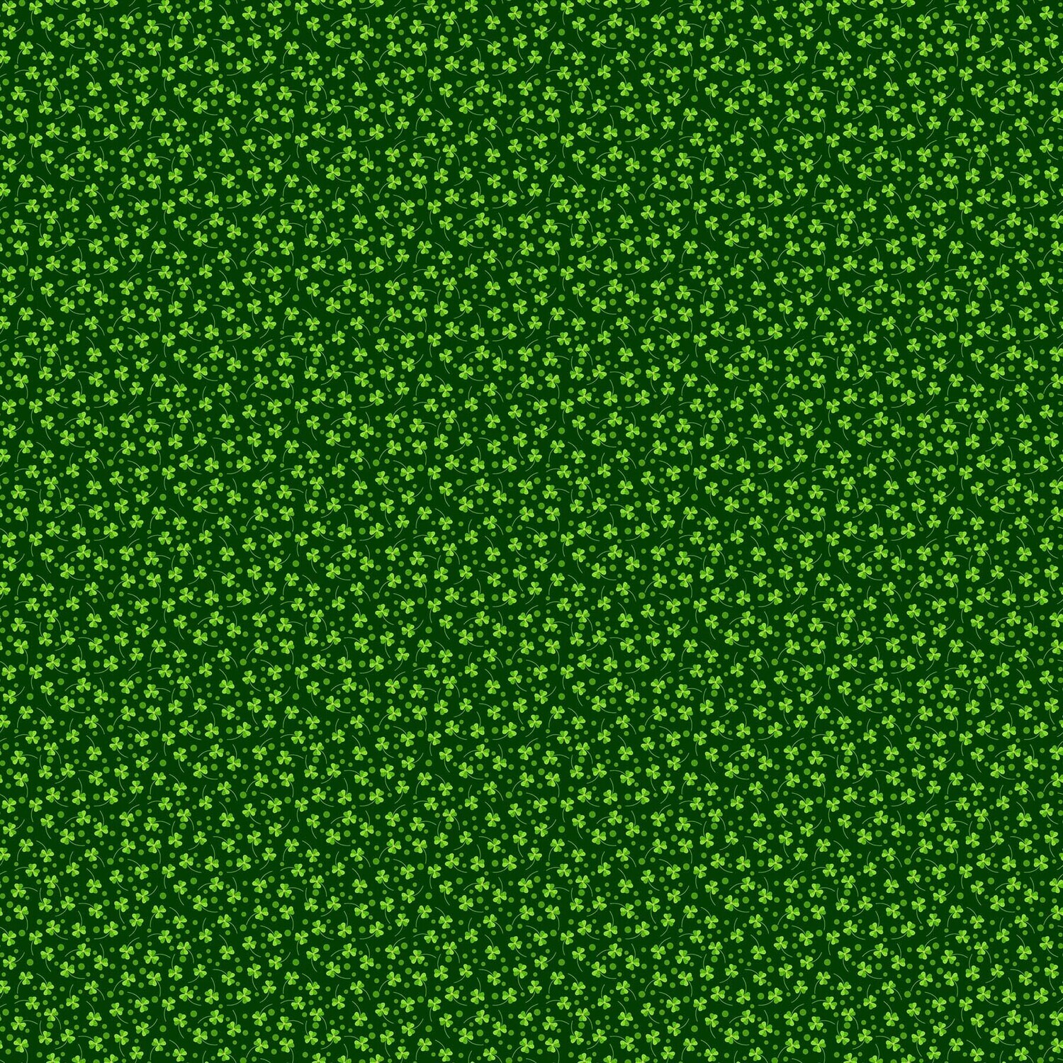 Connemara - Shamrocks with Gold - 1/2m cut