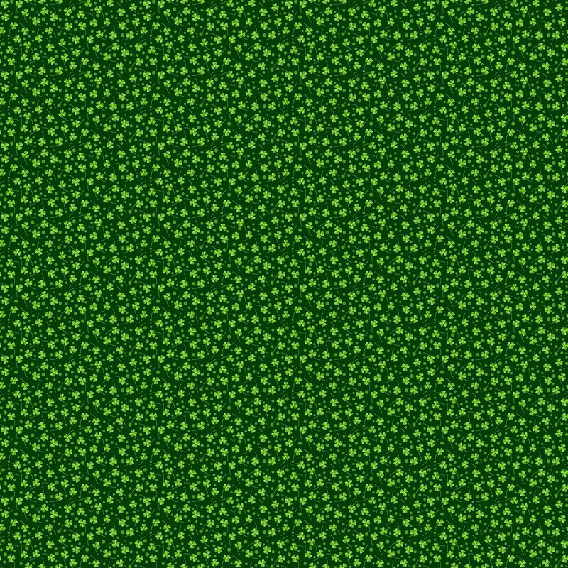 Connemara - Shamrocks with Gold - 1/2m cut