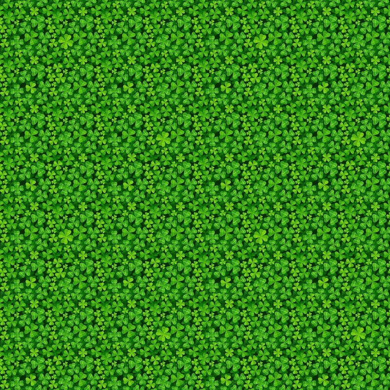 Connemara - Packed Shamrocks - 1/2m cut