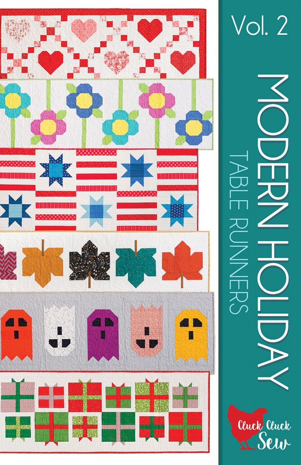 Modern Holiday Table Runners Vol. 2 Pattern