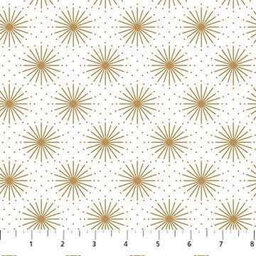 Shimmer Sparkle - Radiating Stars - 1/2m cut