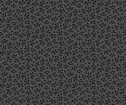 Basically Black and White - Baby’s Breath - Black on Black - 1/2m cut