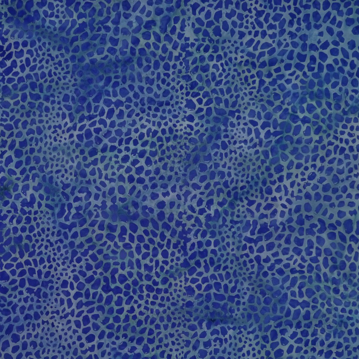 Navy Notes - Roccoco Blue - Batik - 1/2m cut