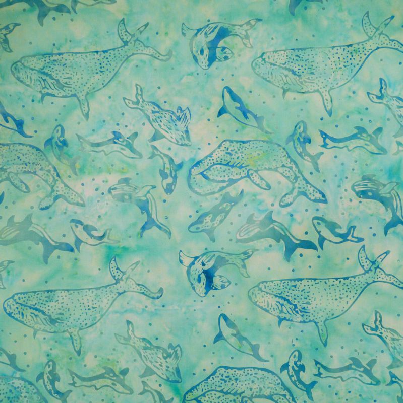 Iceberg - Bice Blue - Batik - 1/2m cut
