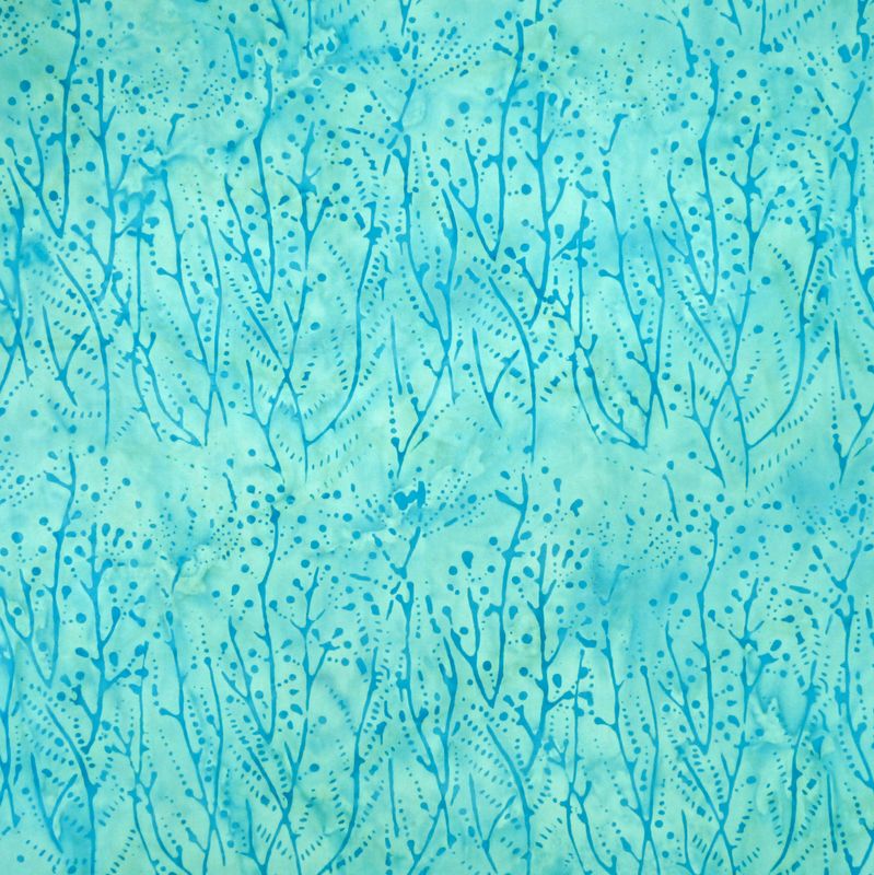 Iceberg - Cerulean - Batik - 1/2m cut
