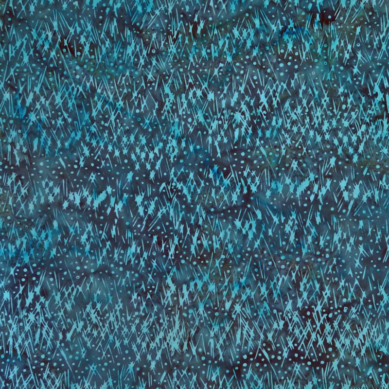 Green Glow - Rip Tide - Batik - 1/2m cut