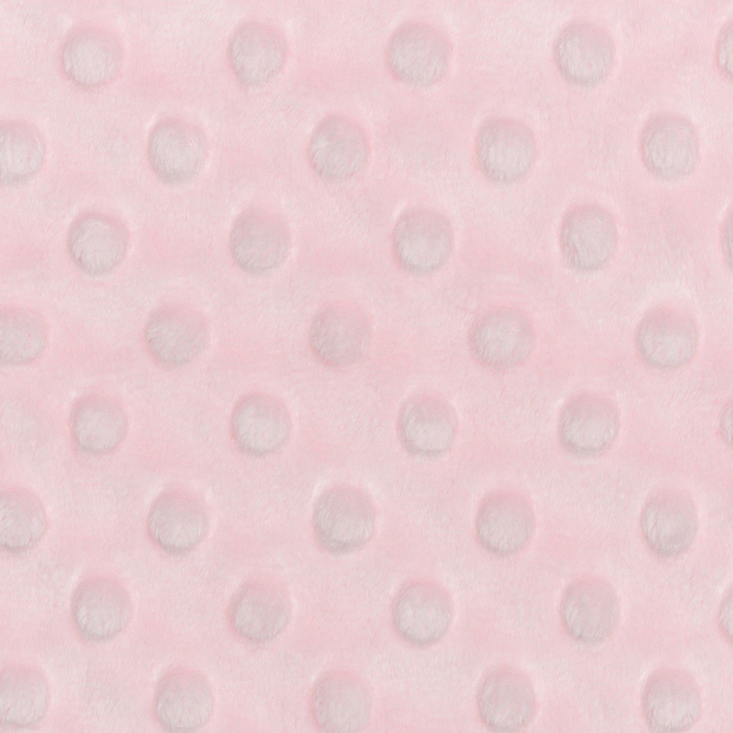60” Bubble Minky - Blush - 1/2m cut
