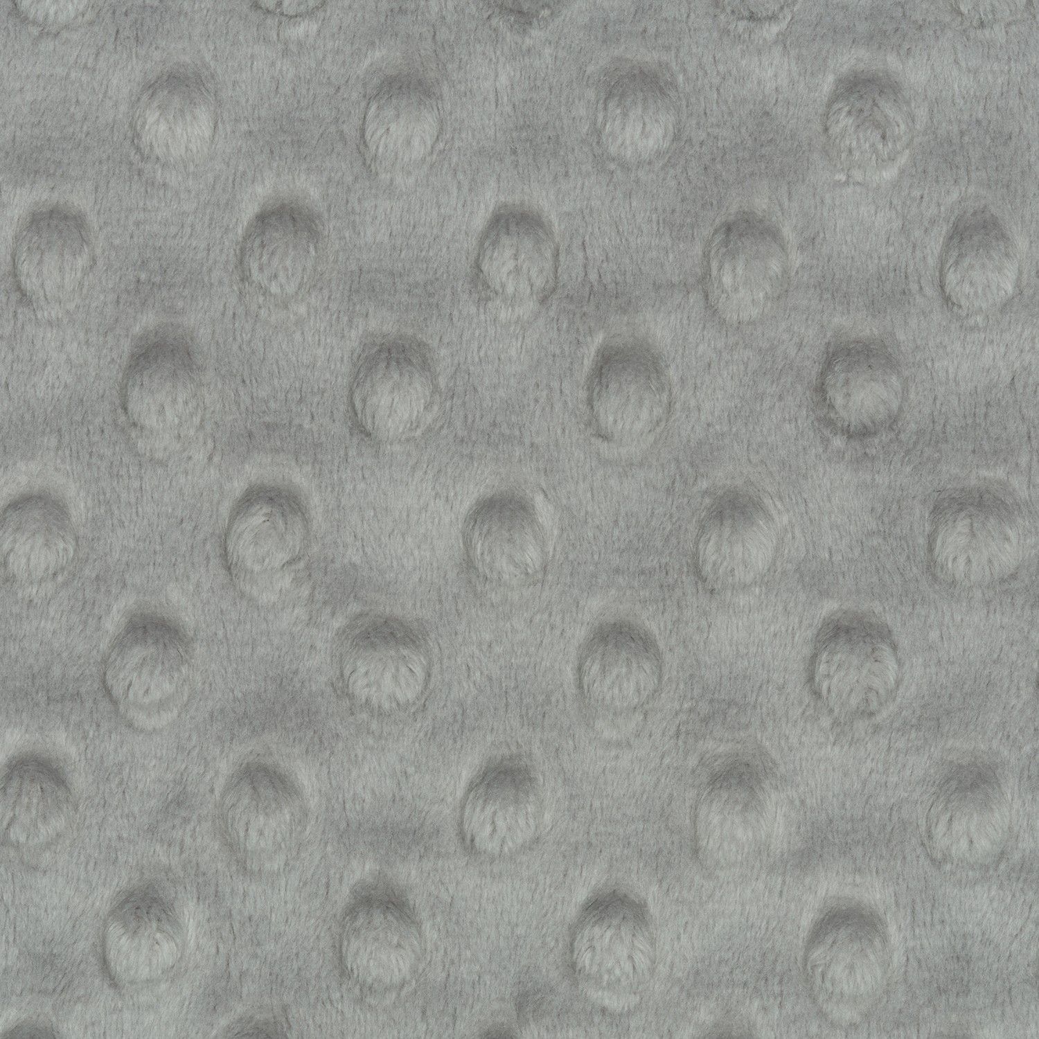 60” Bubble Minky - Steel - 1/2m cut