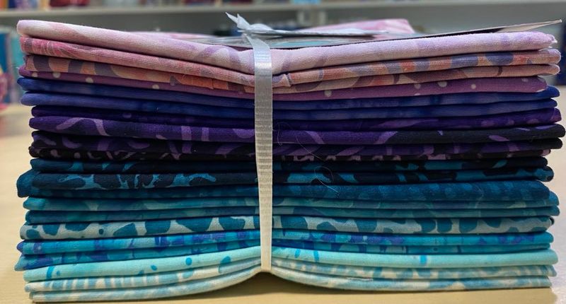 Elsie May Quilt Kit - Purple and Blue