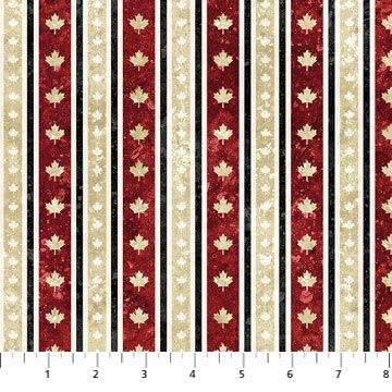 O&#39; Canada - Stripe - 1/2m cut
