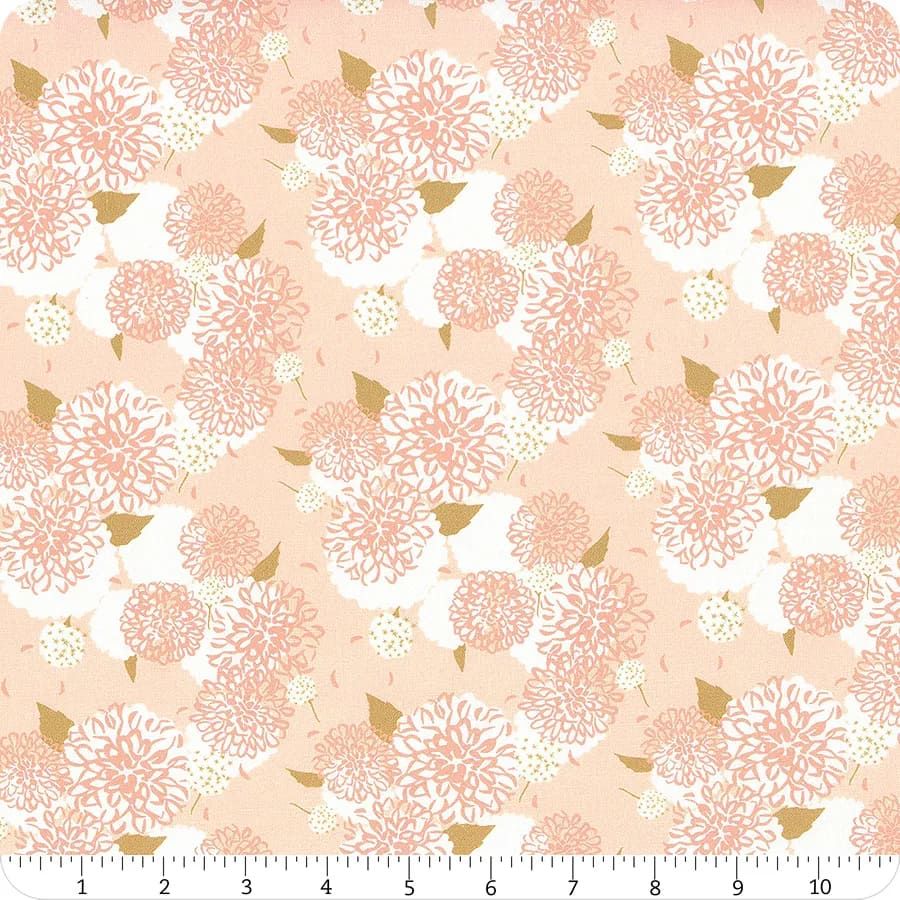 Quilting Bees - Dahlias - Pink - 1/2m cut