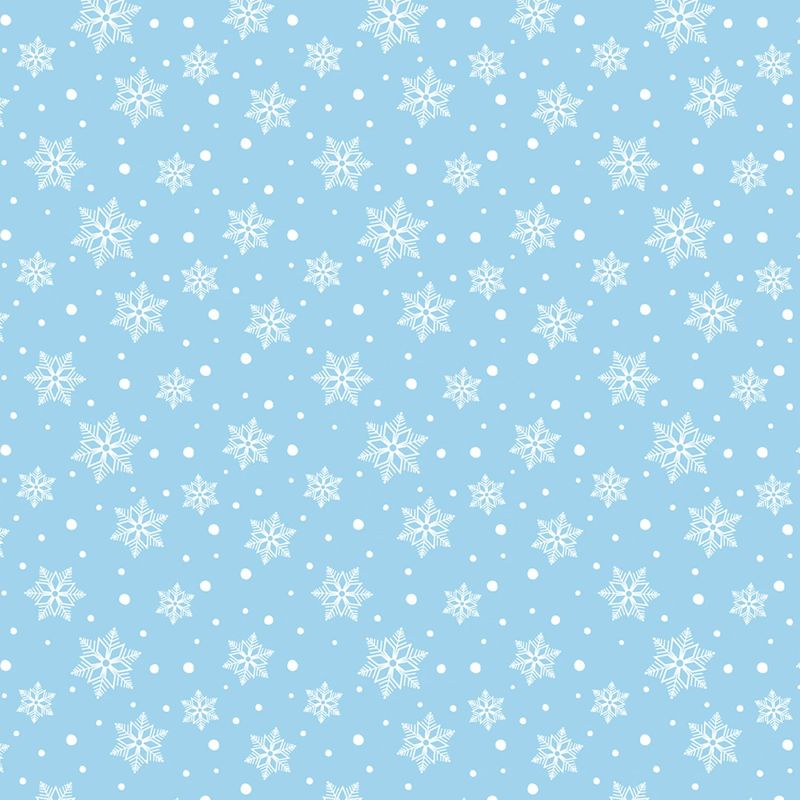 Country Christmas - Christmas Snowflakes - 1/2m cut
