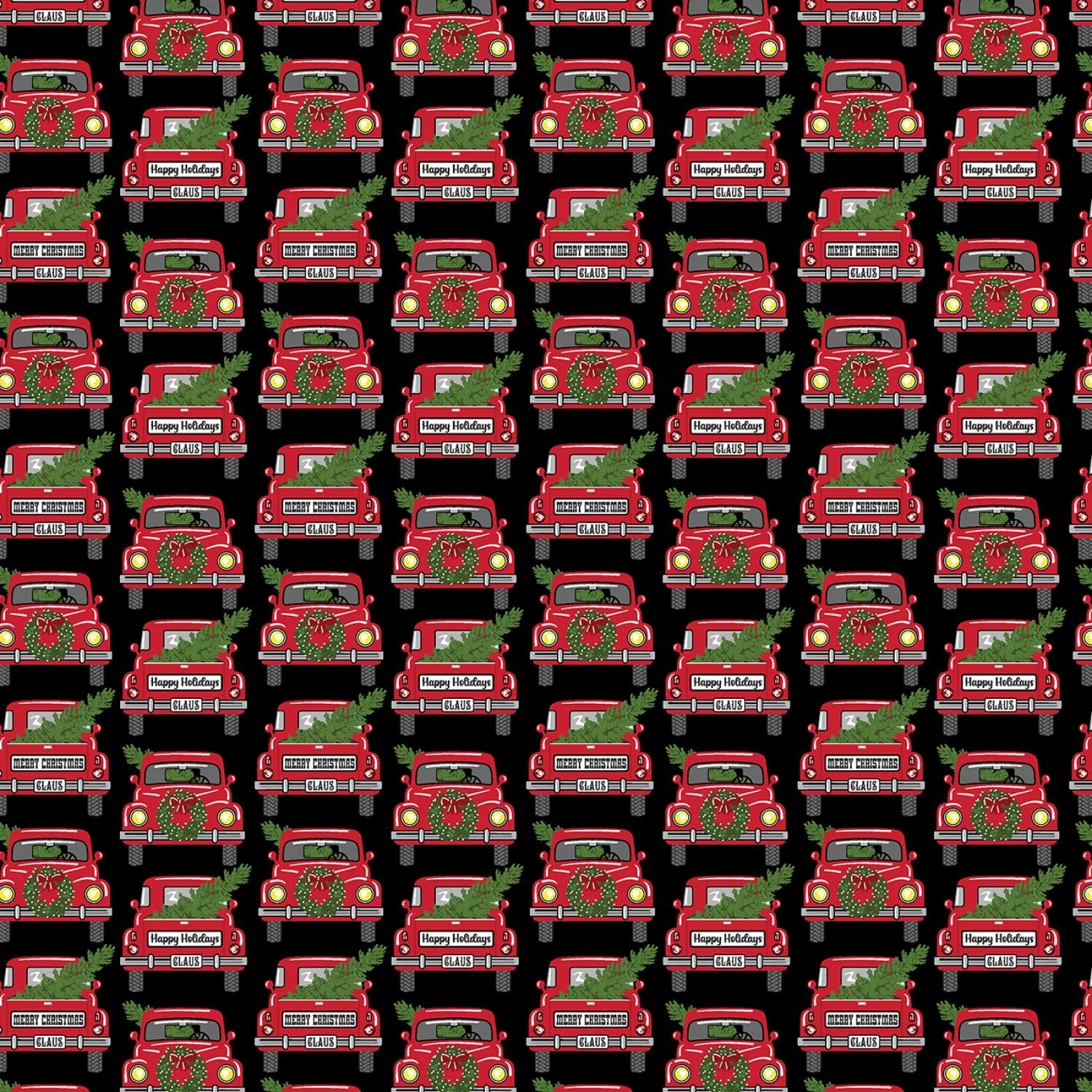 Country Christmas - Red Truck - 1/2m cut