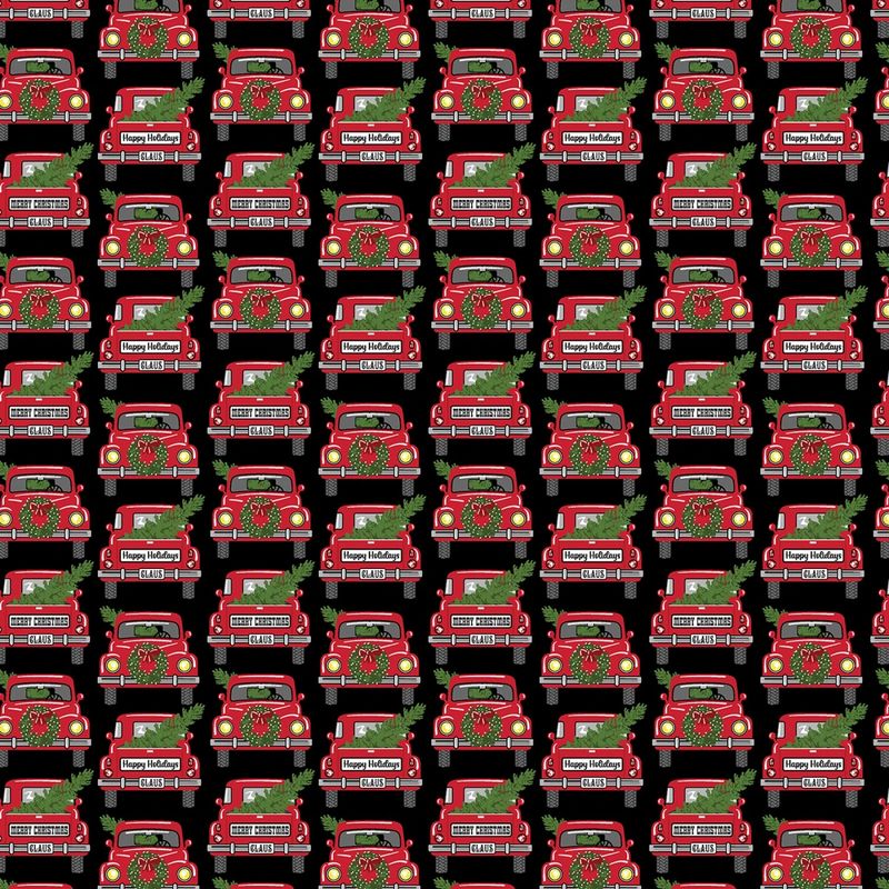 Country Christmas - Red Truck - 1/2m cut