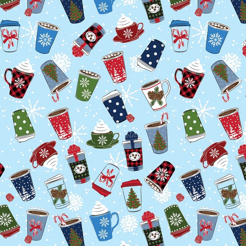 Country Christmas - Christmas Drinks - 1/2m cut