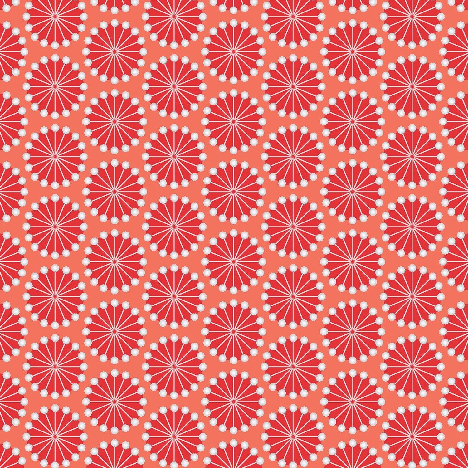 Sewing Room - Red Flowerhead Pins - 1/2m cut