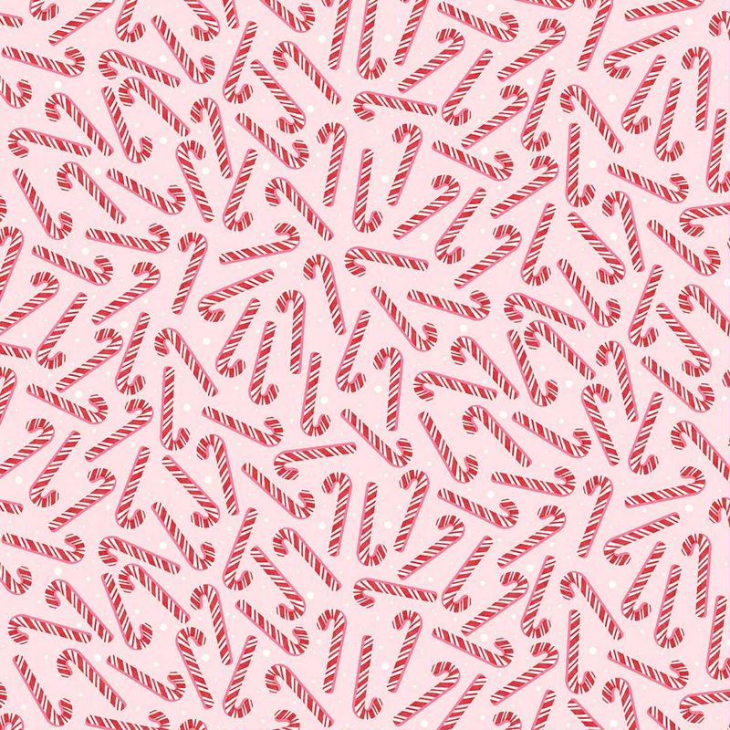 Gingerbread Dreams - Candy Canes - 1/2m cut