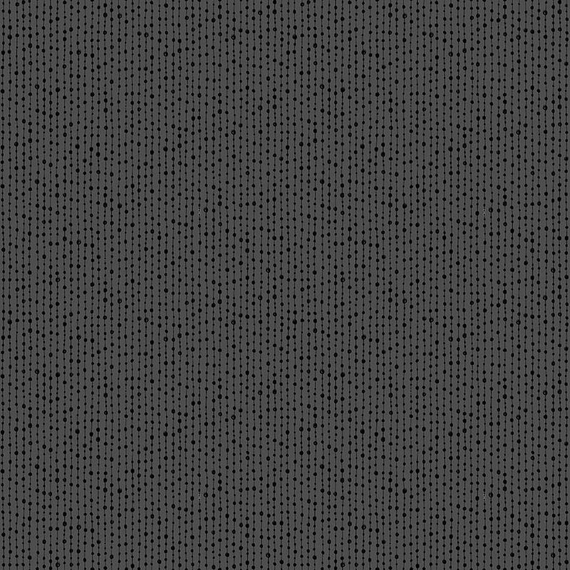 Basically Black and White - Beaded Stripe - Black on Black - 1/2m cuts