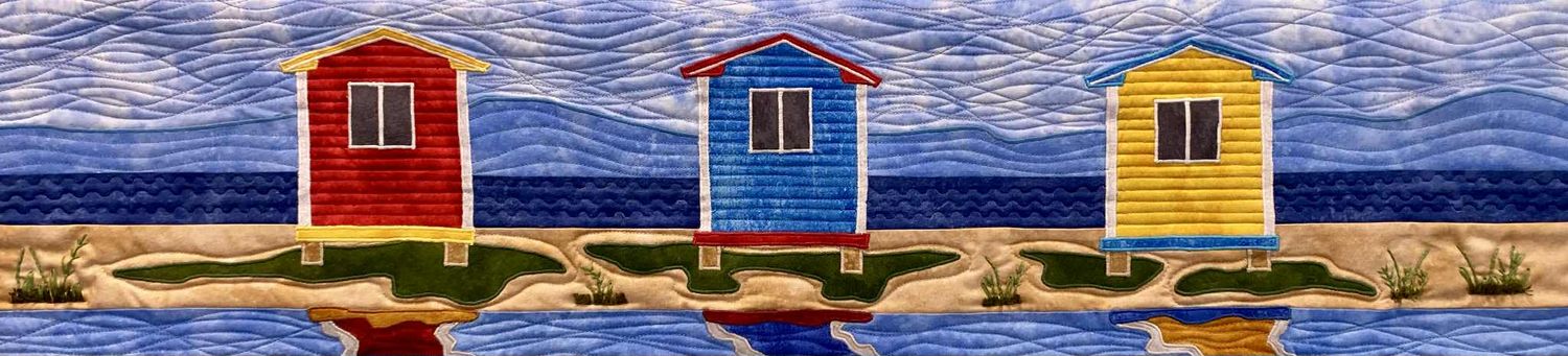 Beach Huts Pattern - PDF Version
