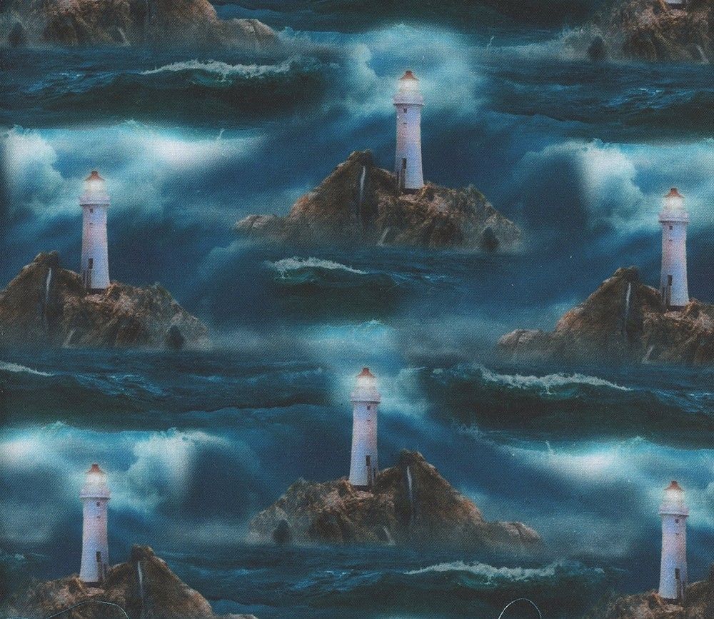 Lighthouse in the Storm - 1/2m cut