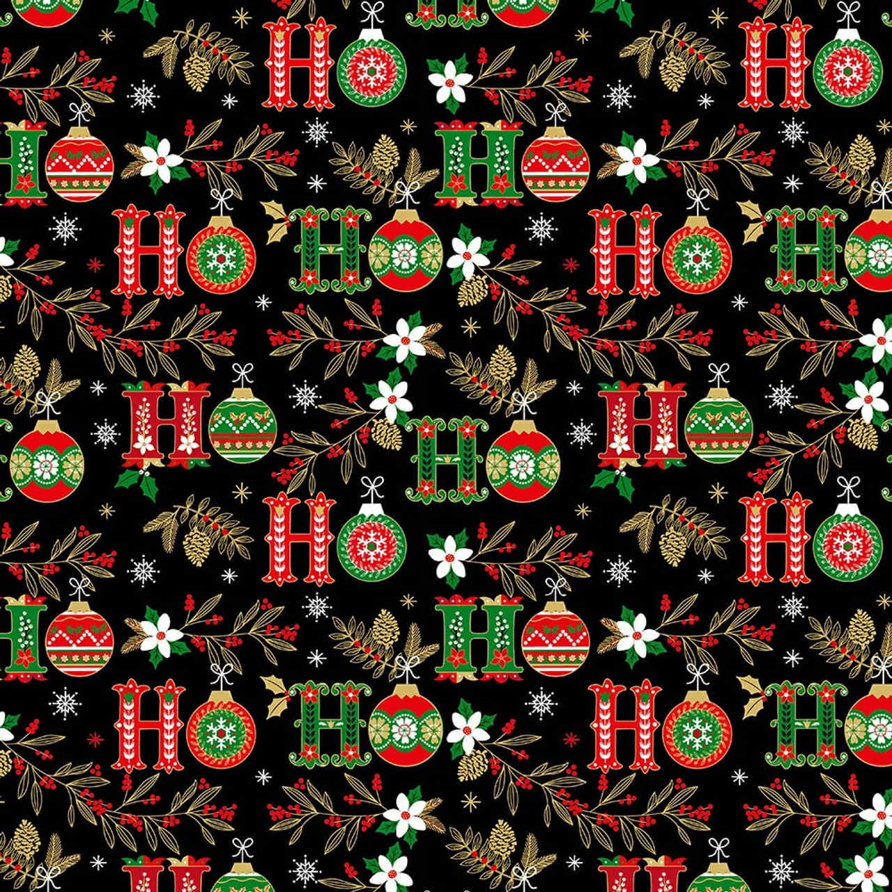 Ho Ho Ho - 1/2m cut