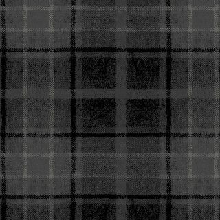 Holly Jolly Flannel - Big Plaid - Black - 1/2m cut