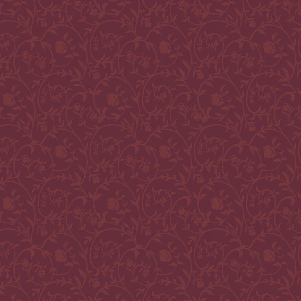 Dark Romance - Briars and Blossoms - Burgundy - 1/2m cut